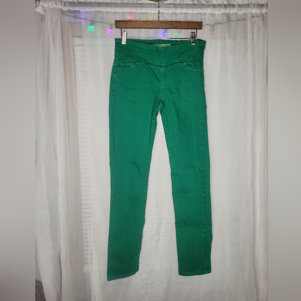 Margaret M Jeans Size 6 Skinny Green